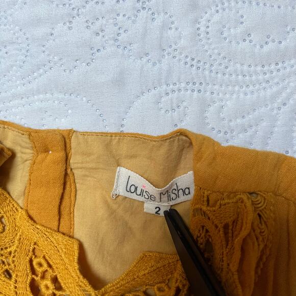 Louise Misha Safita Muslin Dress Size 2 - Picture 6 of 7